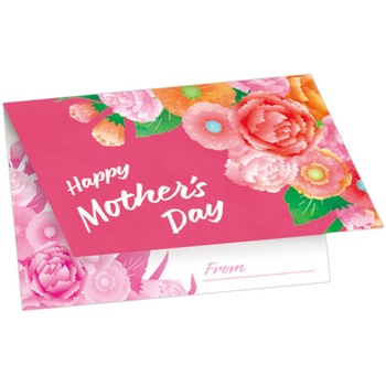 メッセージカード Mothers Day(50枚入) アルファ(販促)