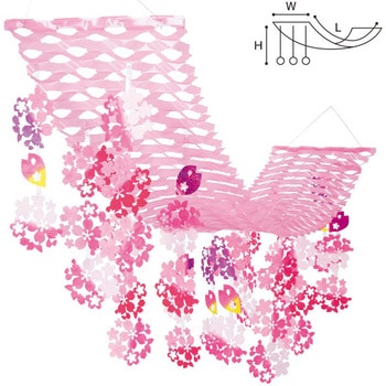 ひらり桜プリーツハンガー - アルファ[販促]