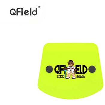 両刃扇形磁石付きスクレーパー Qfield