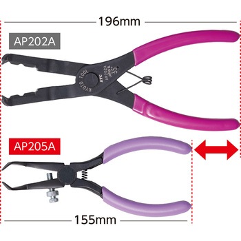 クリップクランププライヤ30° KTC