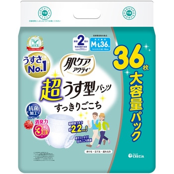 肌ケア アクティ 超うす型パンツ 日本製紙クレシア