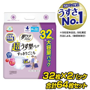 肌ケア アクティ 超うす型パンツ 日本製紙クレシア