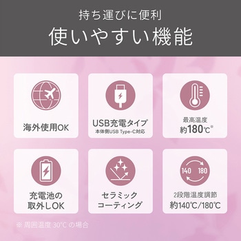 コードレス前髪アイロンプラス - コイズミ