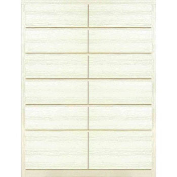 キューブ 幅90 6段 チェスト 家具 収納 ホワイト/ウォールナット/オーク 丸田木工