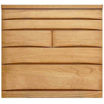 桐蔵 幅102 5段 チェスト 家具 収納 ナチュラル/ダーク 丸田木工