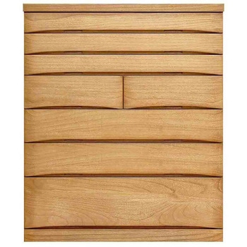 桐蔵 幅102 7段 チェスト 家具 収納 ナチュラル/ダーク 丸田木工