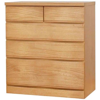 桐詞 幅78 4段 チェスト 家具 収納 ナチュラル/ダーク 丸田木工