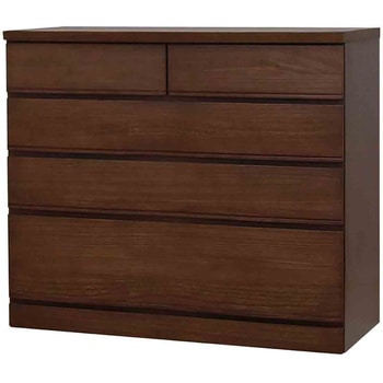 桐詞 幅102 4段 チェスト 家具 収納 ナチュラル/ダーク 丸田木工