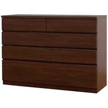 シルフ 幅118 4段 チェスト 家具 収納 ホワイト/ウォールナット/オーク 丸田木工