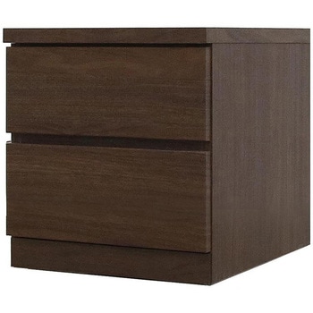 6300074153 フィット 幅40 2段 チェスト 奥行44cm 家具 収納 ホワイト/ウォールナット/オーク 丸田木工 68295109