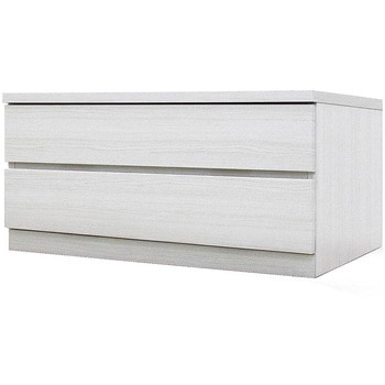 フィット 幅80 2段 チェスト 奥行44cm 家具 収納 ホワイト/ウォールナット/オーク 丸田木工