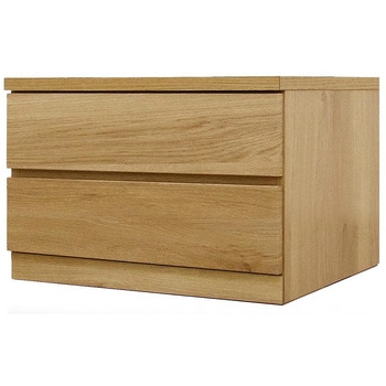 6300074175 フィット 幅60 2段 チェスト 奥行55cm 家具 収納 ホワイト/ウォールナット/オーク 丸田木工 68295328