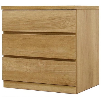 6300074190 フィット 幅60 3段 チェスト 奥行44cm 家具 収納 ホワイト/ウォールナット/オーク 丸田木工 68295477