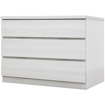 フィット 幅80 3段 チェスト 奥行44cm 家具 収納 ホワイト/ウォールナット/オーク 丸田木工