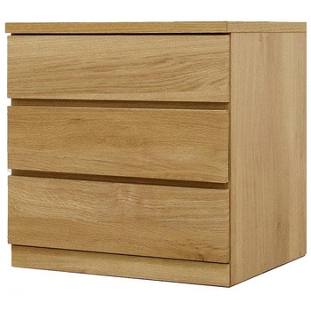 6300074205 フィット 幅60 3段 チェスト 奥行55cm 家具 収納 ホワイト/ウォールナット/オーク 丸田木工 68295626