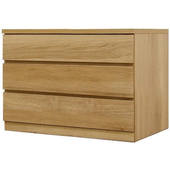 フィット 幅80 3段 チェスト 奥行55cm 家具 収納 ホワイト/ウォールナット/オーク 丸田木工