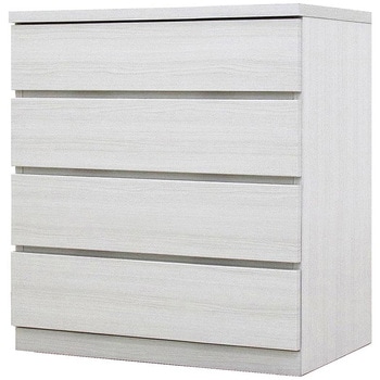 フィット 幅70 4段 チェスト 奥行44cm 家具 収納 ホワイト/ウォールナット/オーク 丸田木工