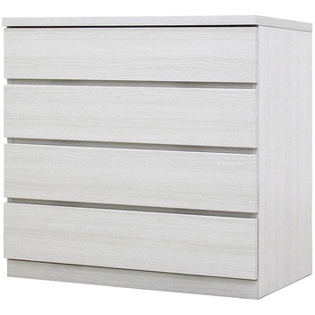 フィット 幅80 4段 チェスト 奥行44cm 家具 収納 ホワイト/ウォールナット/オーク 丸田木工