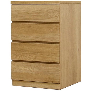 6300074232 フィット 幅50 4段 チェスト 奥行55cm 家具 収納 ホワイト/ウォールナット/オーク 丸田木工 68295897