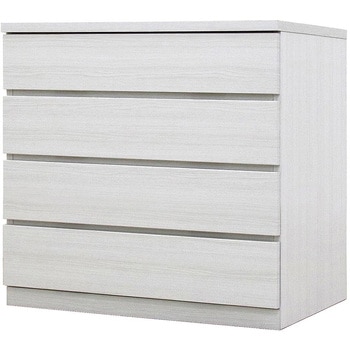 フィット 幅80 4段 チェスト 奥行55cm 家具 収納 ホワイト/ウォールナット/オーク 丸田木工