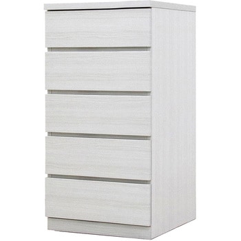 フィット 幅50 5段 チェスト 奥行55cm 家具 収納 ホワイト/ウォールナット/オーク 丸田木工