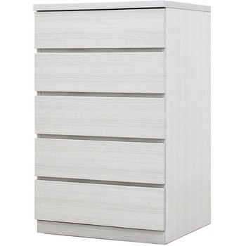 フィット 幅60 5段 チェスト 奥行55cm 家具 収納 ホワイト/ウォールナット/オーク 丸田木工