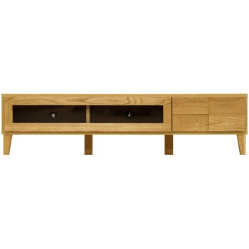 ボニー 幅150 テレビボード 家具 ホワイトオーク/ウォールナット 丸田木工