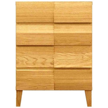 モデルノ 幅58 4段チェスト 家具 収納 ホワイトオーク/ウォールナット 丸田木工