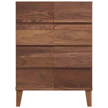 6300074299 モデルノ 幅58 4段チェスト 家具 収納 ホワイトオーク/ウォールナット 丸田木工 68296570