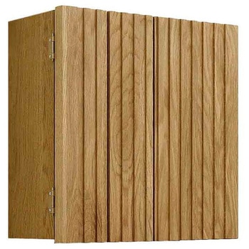 スリット 壁掛け仏壇 ホワイトオーク 幅378×奥行182×高さ395mm 丸田木工