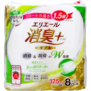 エリエール 消臭+トイレットティシュー コンパクト エリエール
