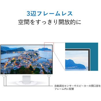 液晶ディスプレイ 23.8型/1920×1080/HDMI、DisplayPort/スピーカー：あり EIZO