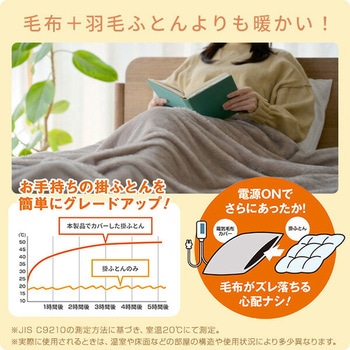 電気毛布カバー YAMAZEN(山善)