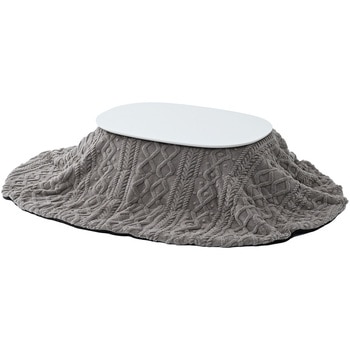 薄掛けこたつ布団 楕円形 京都絞