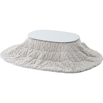 薄掛けこたつ布団 楕円形 京都絞