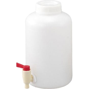 PE広口下口活栓付瓶 サンプラテック