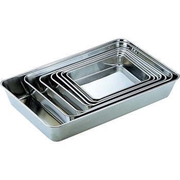 ステンレス浅型バット ケニス