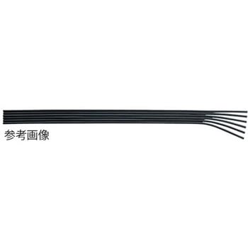 フラットチューブUFF 3-6×4mm 黒 UFF-06-3-5シリーズ - 潤工社