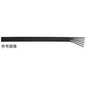 フラットチューブUFF 8-4×2.5mm 黒 UFF-04-8シリーズ 潤工社