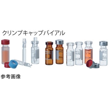 セプタム付クリンプキャップ(ND11)PTFE(アイボリー)/シリコンラバー(赤)1mm 銀 6ACC11RT1シリーズ Thermo Fisher Scientific