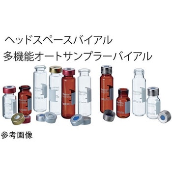 セプタム付クリンプキャップ(ND20)(～300℃)3mm 赤/銀(マグネティック) 6AMCC20シリーズ Thermo Fisher Scientific