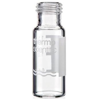 スクリューバイアル(9-425)透明 ラベル付 2mL ガラス 6ASV9-1シリーズ Thermo Fisher Scientific