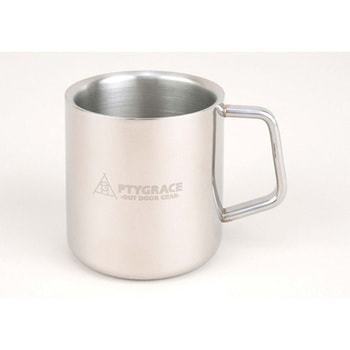 18-8 取手付二重マグカップ 280ml アズワン