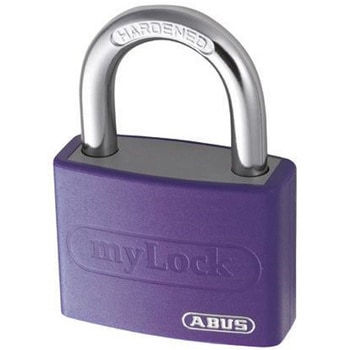 Abus 安全用南京錠 パドロック アルミ、スチール バイオレット ABUS