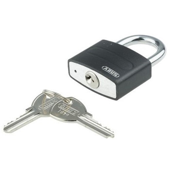 Abus 安全用南京錠 パドロック アルミ、スチール 黒 ABUS