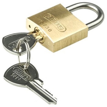 Abus 耐候性南京錠 パドロック 真鍮、ステンレス鋼 ABUS