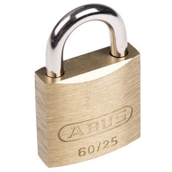 Abus 南京錠 パドロック 真鍮、スチール ABUS