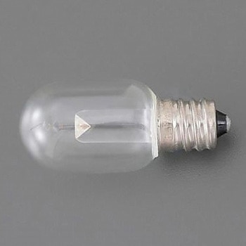 AC100V/0.5W/E12 LEDナツメ電球 クリア電球色 エスコ