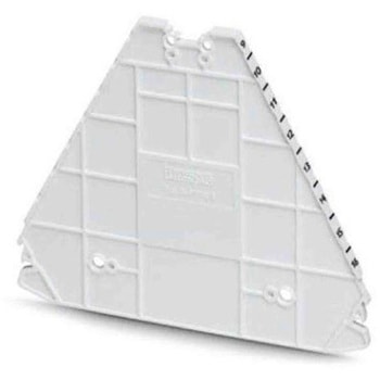 DINレール取付用端子アクセサリ エンドカバー D-PTRV 8 WHシリーズ 1袋 10個入 フエニックス・コンタクト