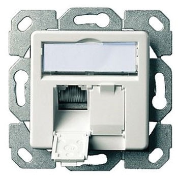 Double Outlet AMJ45 8/8 K Up/50 Cat.6A Telegartner